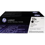 Картридж подвійний HP Q2612AD/AF  Чорний