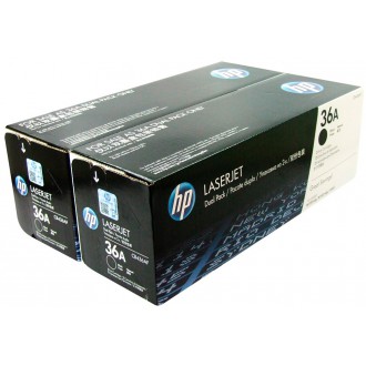 Картридж подвійний HP CB436AD/AF Чорний