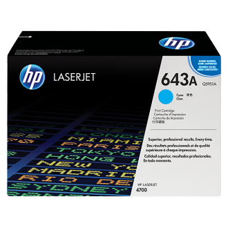 Картридж HP Q5951A (№643A) Блакитний